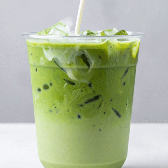 Copycat Trader Joe's Jeju Matcha Latte Recipe
