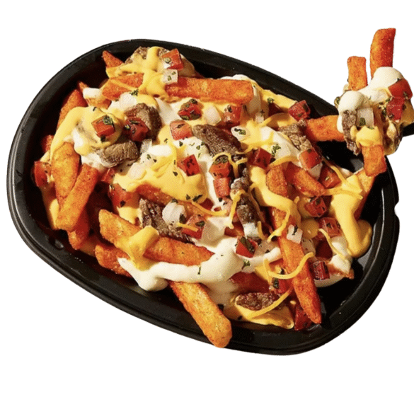 Steak Garlic Nacho Fries Recipe